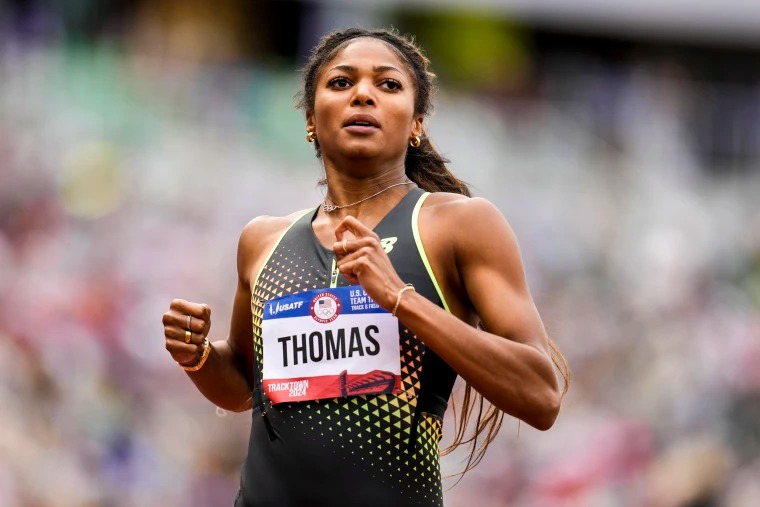 FEVER IN OUR HEART:  Paris Olympic Winner Gabby Thomas  have been confirm dead a minute ago