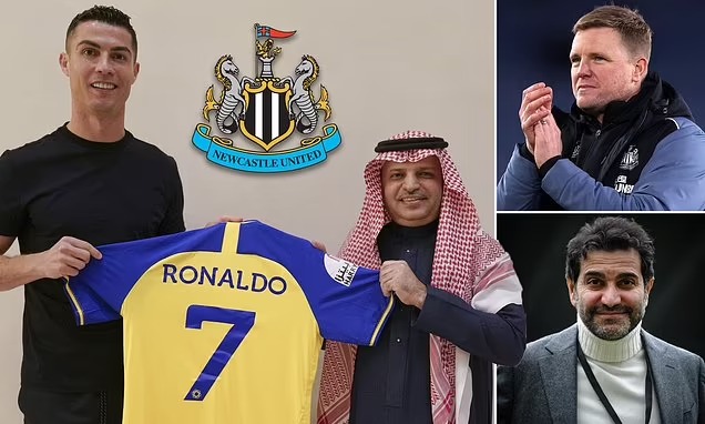 Close Deal: Cristiano Ronaldo Agrees to Newcastle United Deal Worth £450 Million Over Two Years…it might be done deal