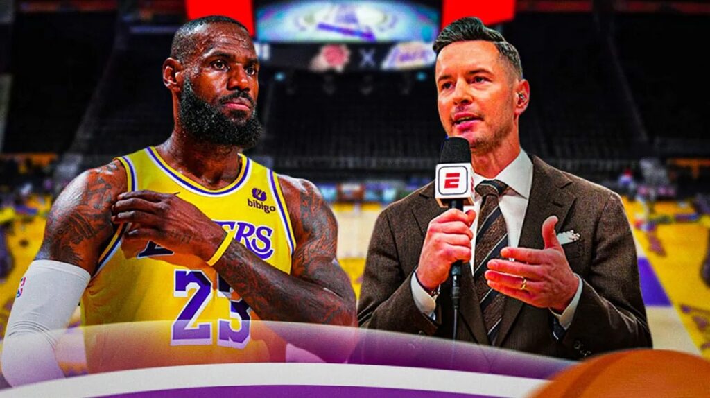 Lakers Star LeBron James Reveals What Exactly Lakers Needs From New   Will LeBron James Podcast Partner JJ Redick Be A Lakers Coaching Candidate 11zon 1024x574 