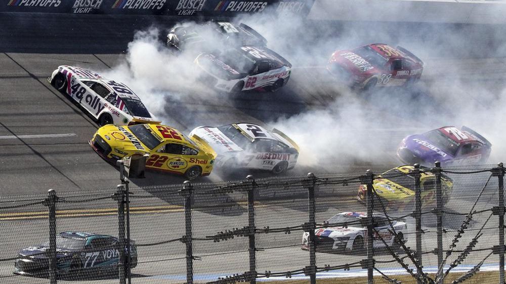 Live:NASCAR championship race halted as pace car crashes with Two Driver sustaining serious Injuries 