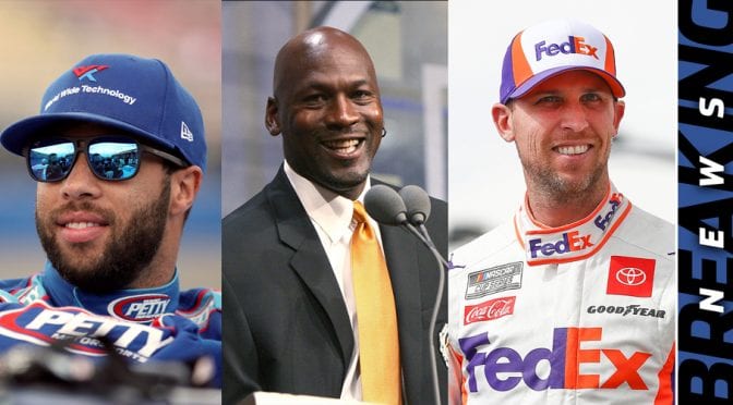 NASCAR News:  Both Danny Hamlin and Michael Jordan  has Emotional Announced Bubba Wallace Two Months Suspension after powerful…