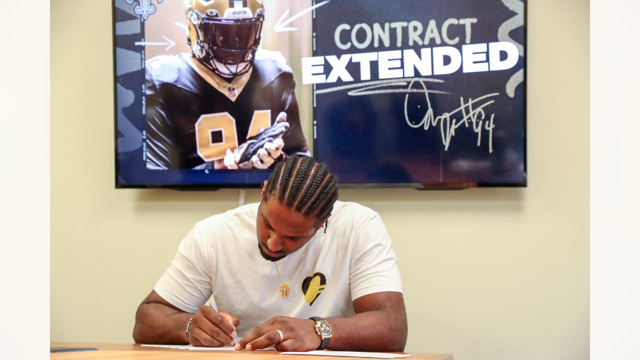 New Orleans Saints Defensive End Cam Jordan Announces Four-Year Contract Extension, Becoming the Highest-Paid Player in Team History