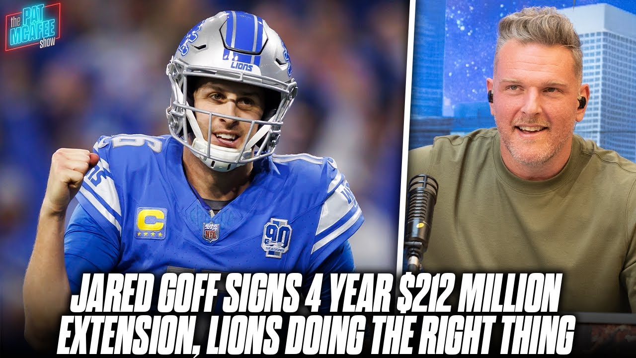 Secure now:  Lions Professional football quarterback Jared Goff has signs 4-years  Contract Extension to Become Highest Pay NFL Quarterback  in History  to Continue in NFL 2025 season…