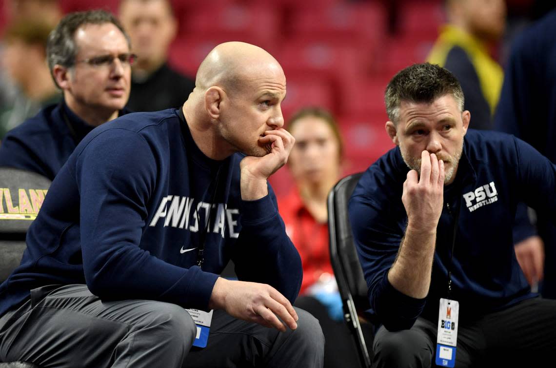 Cael Sanderson expressed frustration and disappointment over the ongoing challenges in Big Ten Conference… 